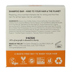 Green People Shampoo bar citrus & ginger 50 Gram