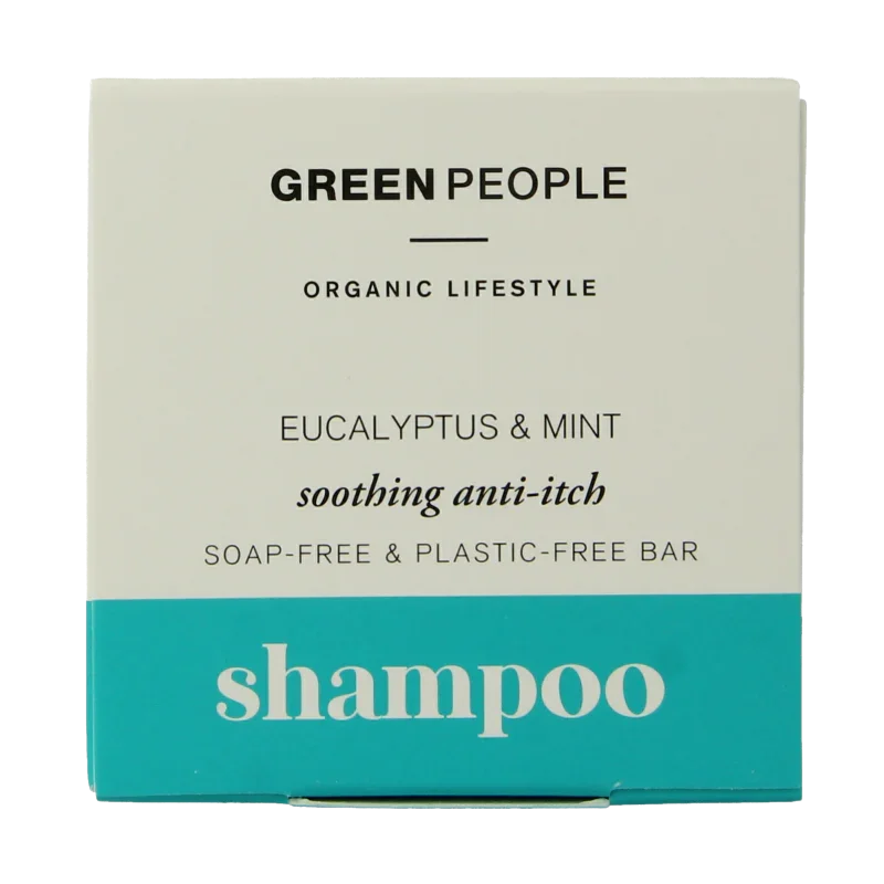 Green People Shampoo bar eucalyptus & mint 50 Gram