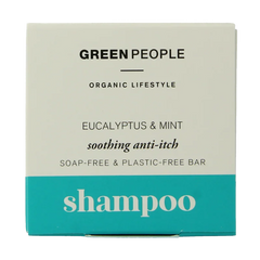 Green People Shampoo bar eucalyptus & mint 50 Gram