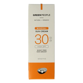 Green People Suncream scent free mineral SPF30 50 Milliliter
