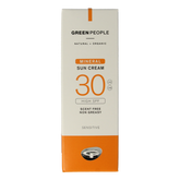 Green People Suncream scent free mineral SPF30 50 Milliliter