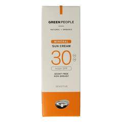 Green People Suncream scent free mineral SPF30 50.00 Milliliter