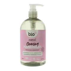 Bio-D Handzeep vloeibaar geranium & grapefruit 500 Milliliter