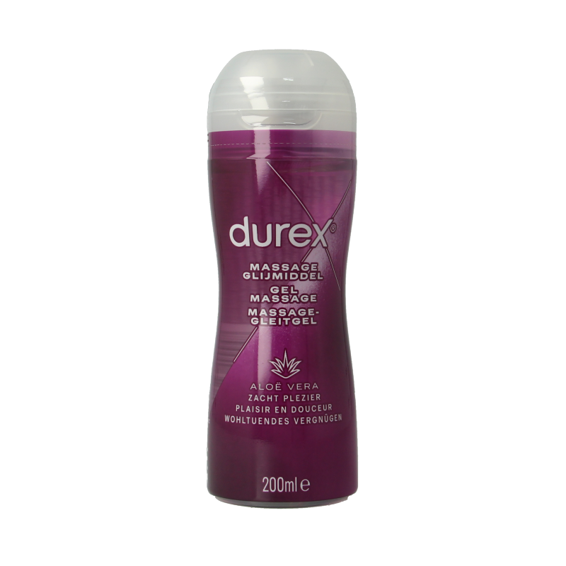 Durex Massageolie en glijmiddel 2-in-1 aloe vera 200 Milliliter