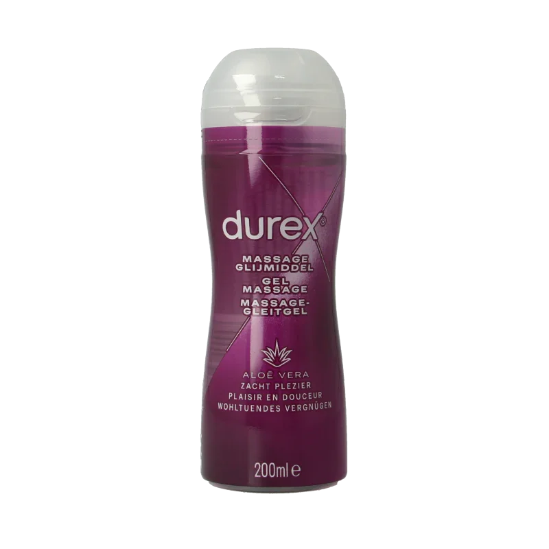 Durex Massageolie en glijmiddel 2-in-1 aloe vera 200 Milliliter