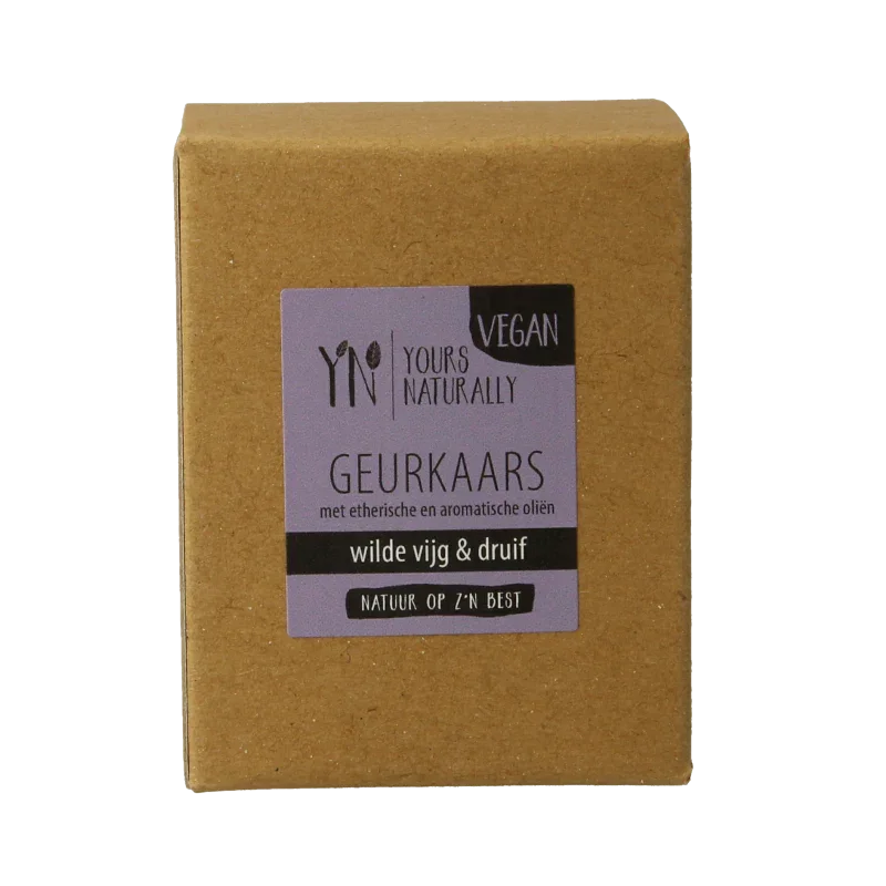 Yours Naturally Votive geurkaars wilde vijg & druif 9cl 1 Stuks