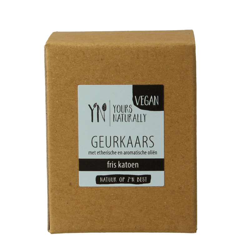 Yours Naturally Votive geurkaars fris katoen 9cl 1 Stuks