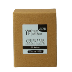 Yours Naturally Votive geurkaars fris katoen 9cl 1 Stuks