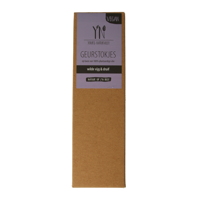 Yours Naturally Geurstokjes wilde vijg & druif 100ml 1 Stuks