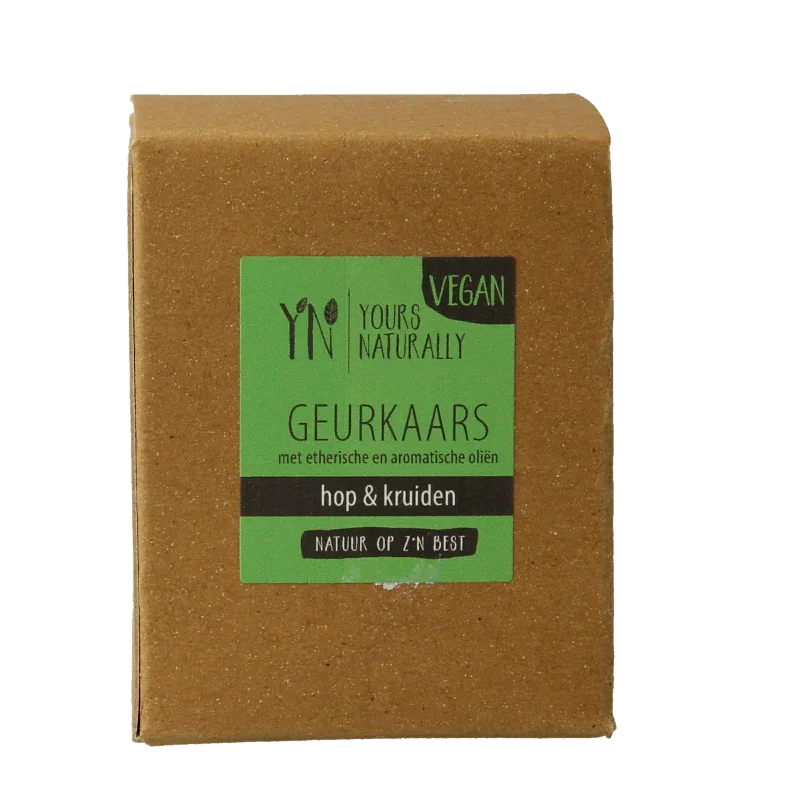 Yours Naturally Votive geurkaars hop & kruiden 9cl 1 Stuks