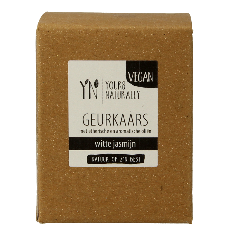 Yours Naturally Votive geurkaars witte jasmijn 9cl 1 Stuks