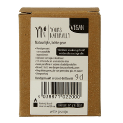 Yours Naturally Votive geurkaars witte jasmijn 9cl 1 Stuks