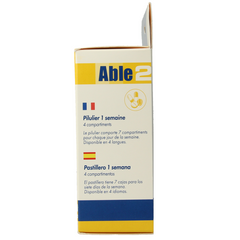 Able 2 Pillenbox 1 week 4 vaks NL 1 Stuks
