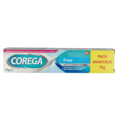 Corega Free kleefcreme voor het kunstgebit 70 Gram