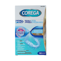 Corega Beugel & bitjes reinigingstabletten 30 Stuks