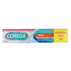 Corega Ultra kleefcreme voor de gebitsprothese 70 Gram