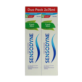 Sensodyne Tandpasta fresh mint 2 x 75ml 150 Milliliter