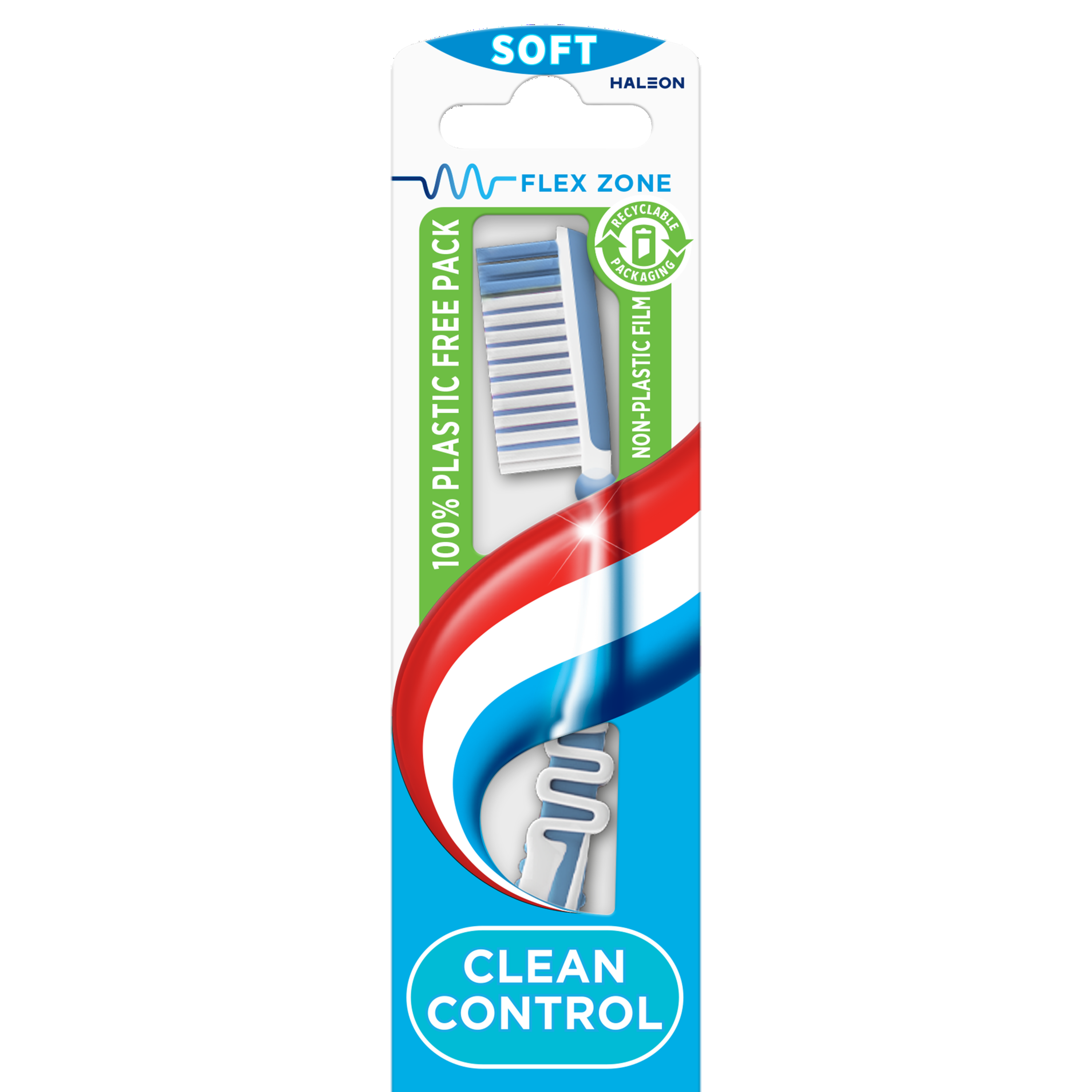 Aquafresh Tandenborstel clean control soft 1.00 Stuks