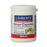 Lamberts Gember (ginger) 60.00 Vegetarische capsules