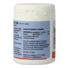 Lamberts Vitamine E 250IE natuurlijk 100 Vegetarische capsules