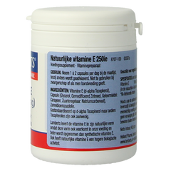 Lamberts Vitamine E 250IE natuurlijk 100 Vegetarische capsules