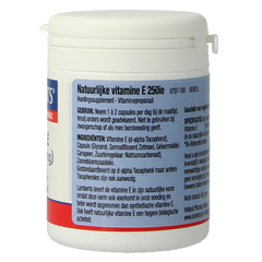 Lamberts Vitamine E 250IE natuurlijk 100.00 Vegetarische capsules