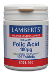 Lamberts Vitamine B11 400mcg (foliumzuur) 100 Tabletten
