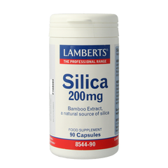 Lamberts Kiezelzuur uit bamboe (silica 200mg) 90 Vegetarische capsules
