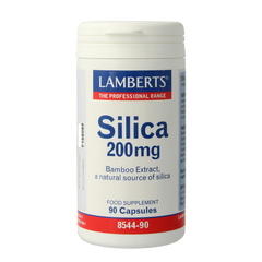 Lamberts Kiezelzuur uit bamboe (silica 200mg) 90.00 Vegetarische capsules