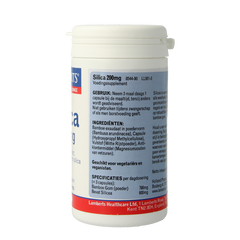 Lamberts Kiezelzuur uit bamboe (silica 200mg) 90 Vegetarische capsules