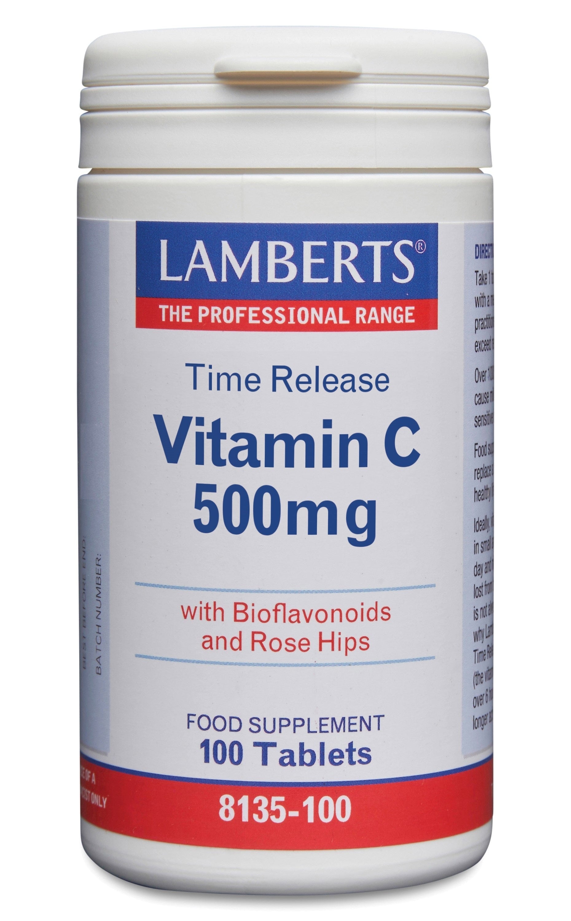 Lamberts Vitamine C 500mg & bioflavonoiden time release 100.00 Tabletten