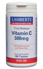 Lamberts Vitamine C 500mg & bioflavonoiden time release 100.00 Tabletten