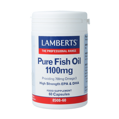 Lamberts Pure visolie 1100mg omega 3 60.00 Capsules