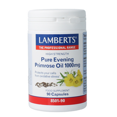 Lamberts Teunisbloemolie 1000mg (pure evening primrose) 90 Capsules