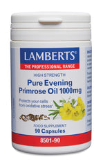 Lamberts Teunisbloemolie 1000mg (pure evening primrose) 90 Capsules