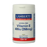 Lamberts Vitamine E 400IE natuurlijk 180 Vegetarische capsules