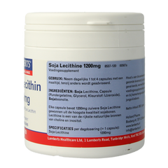 Lamberts Lecithine 1200mg 120.00 Capsules