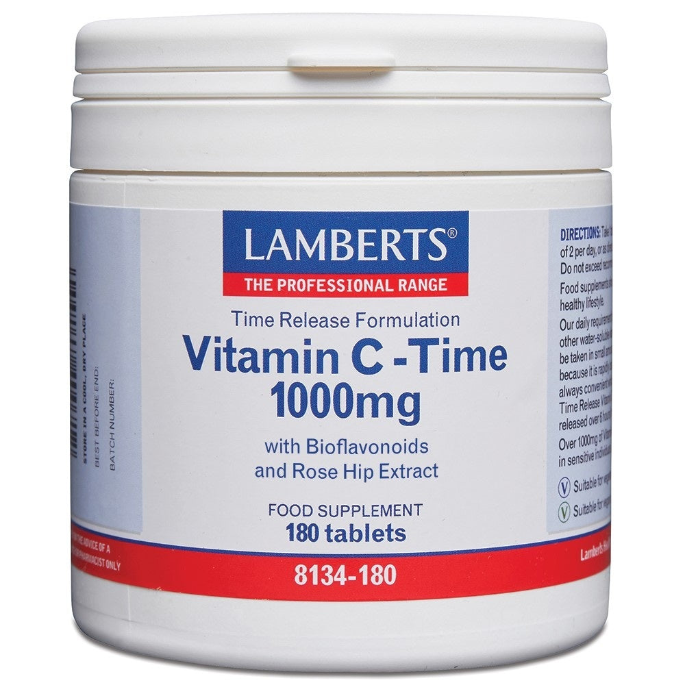 Lamberts Vitamine C 1000 Time release & bioflavonoiden 180 Tabletten