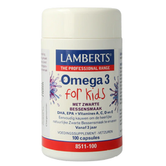 Lamberts Visolie omega 3 for kids 100 Capsules