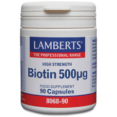 Lamberts Vitamine B8 500mcg (biotine) 90 Vegetarische capsules