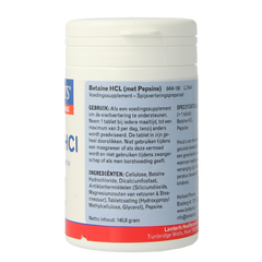 Lamberts Betaine HCL 324mg/Pepsine 5mg 180 Tabletten