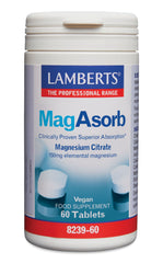 Lamberts MagAsorb (magnesiumcitraat) 150mg 60.00 Tabletten