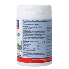 Lamberts Teunisbloem met borageolie 1000mg 90.00 Capsules