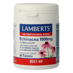 Lamberts Echinacea 1000mg met zink en vitamine C 60 Tabletten