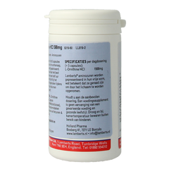 Lamberts L-Ornithine 500mg 60 Vegetarische capsules