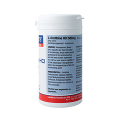 Lamberts L-Ornithine 500mg 60 Vegetarische capsules