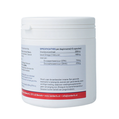 Lamberts Pure visolie 1100mg omega 3 120.00 Capsules