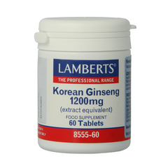 Lamberts Ginseng Koreaans 1200mg 60 Tabletten