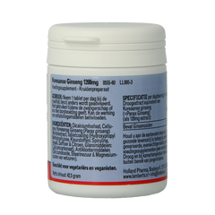 Lamberts Ginseng Koreaans 1200mg 60 Tabletten