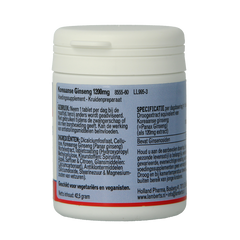 Lamberts Ginseng Koreaans 1200mg 60.00 Tabletten